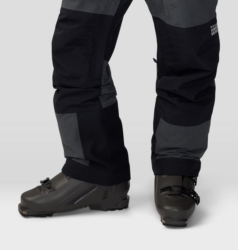 Men's First Tracks Bib, Color: Volcanic, Black, image 10