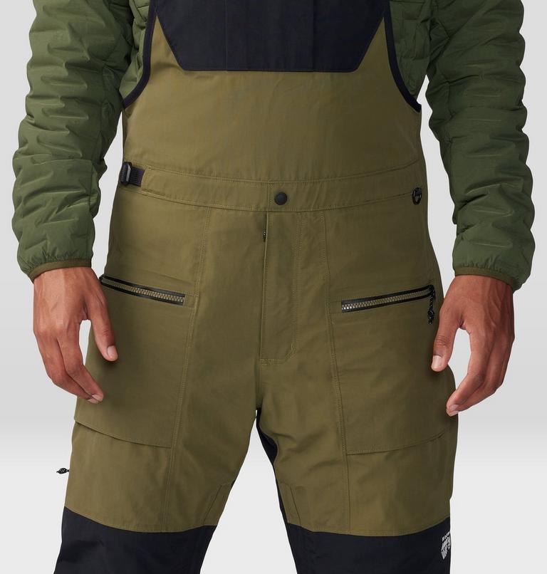 Salopette First Tracks Homme, Color: Combat Green, Black, image 5