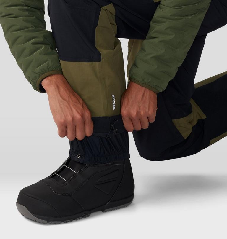 Salopette First Tracks Homme, Color: Combat Green, Black, image 9
