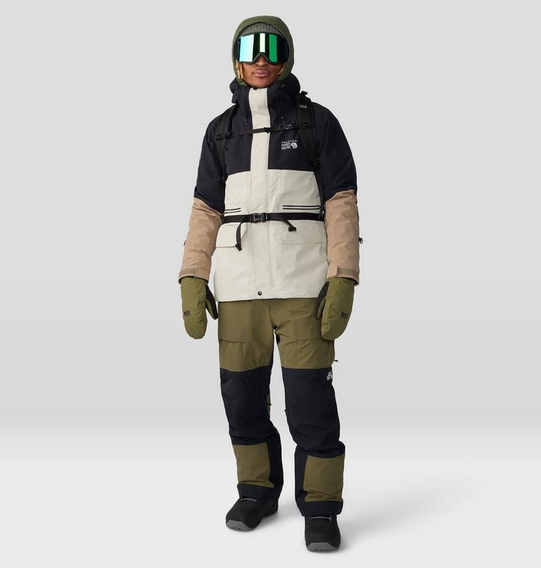 Salopette First Tracks Homme, Color: Combat Green, Black, image 10