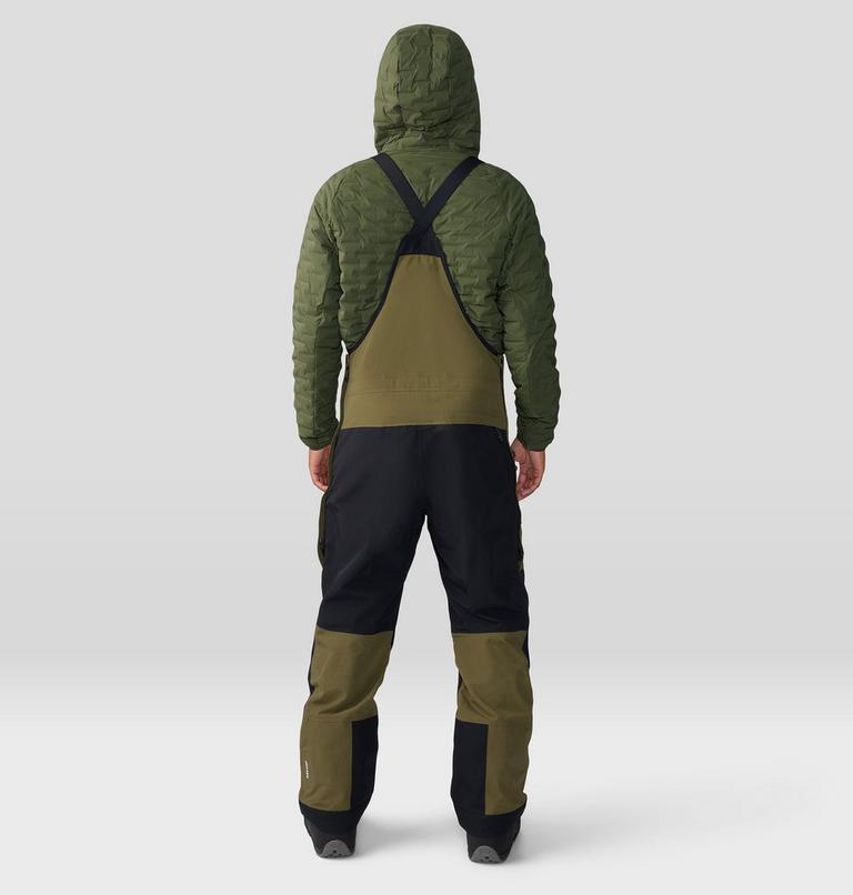 Salopette First Tracks Homme, Color: Combat Green, Black, image 2