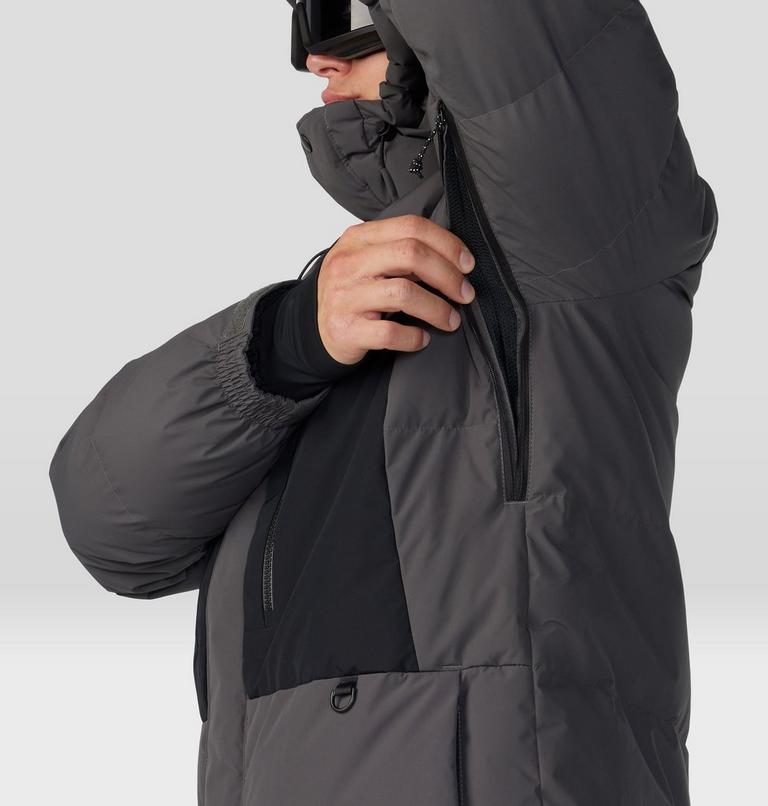 Men's First Tracks Down Jacket, Color: Volcanic, image 7