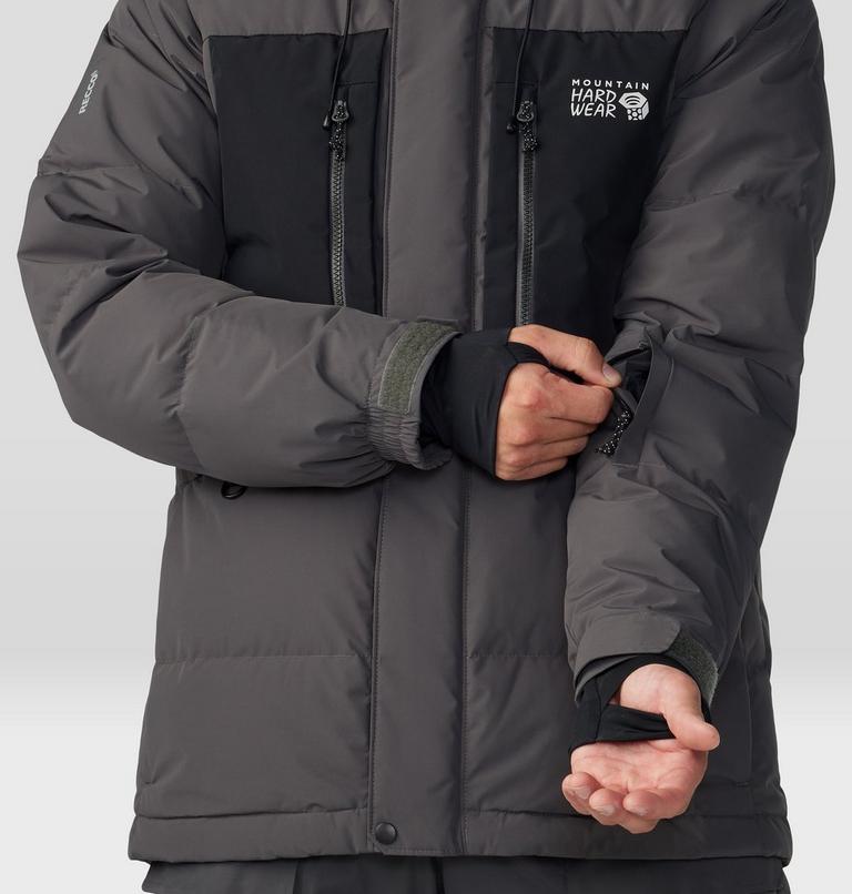 Men's First Tracks Down Jacket, Color: Volcanic, image 8