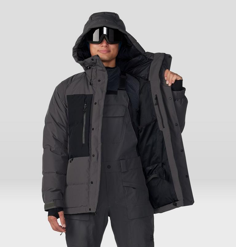 Men's First Tracks Down Jacket, Color: Volcanic, image 11