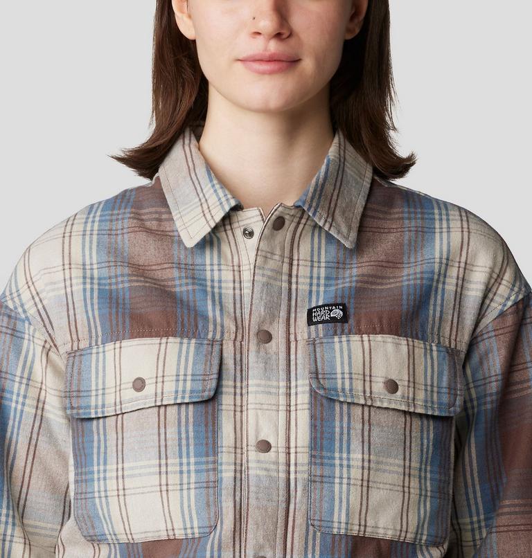 Women's Dolores Insulated Flannel Shacket, Color: Choss Starlights Plaid, image 4
