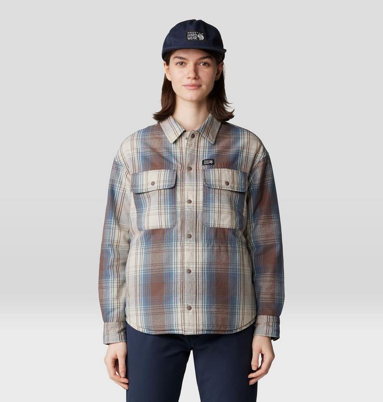 Women's Dolores Insulated Flannel Shacket, Color: Choss Starlights Plaid, image 1