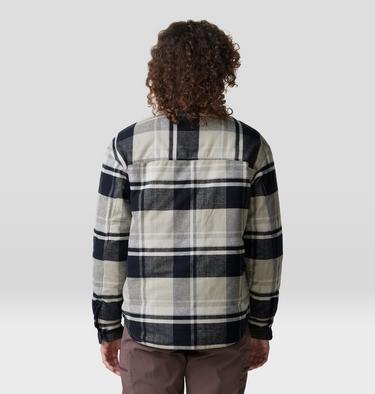 Women's Dolores Insulated Flannel Shacket, Color: Oyster Shell, image 18