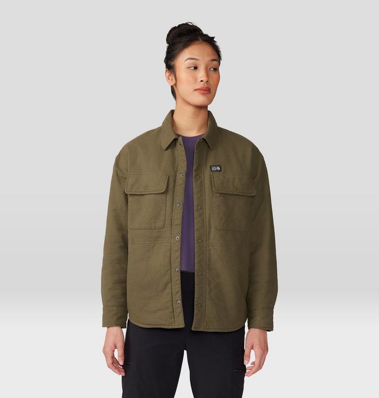Manteau-chemise isolé Dolores Femme, Color: Dark Pine, image 6