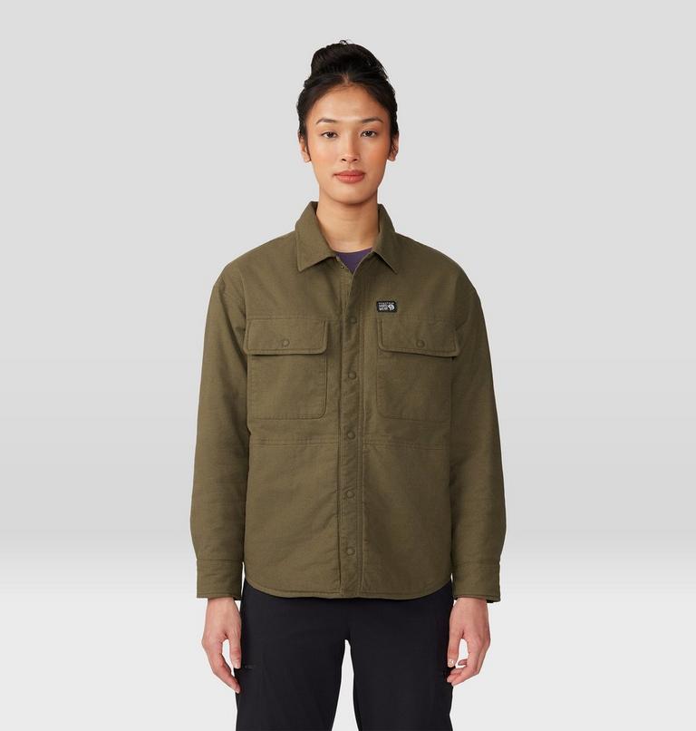 Manteau-chemise isolé Dolores Femme, Color: Dark Pine, image 1