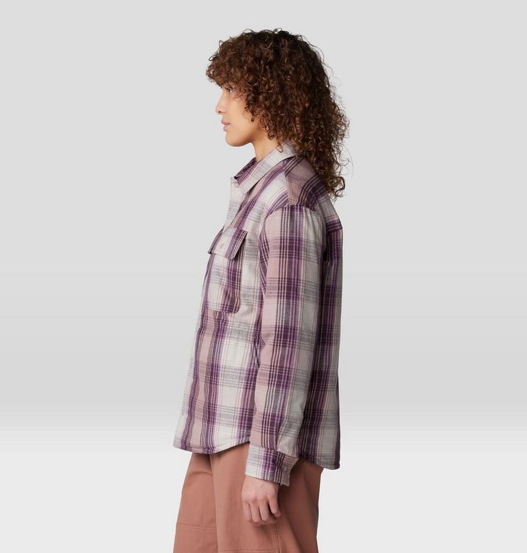 Manteau-chemise isolé Dolores Femme, Color: Smoky Quartz Starlights Plaid, image 3
