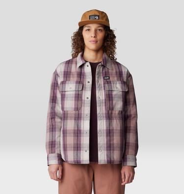 Manteau-chemise isolé Dolores Femme, Color: Smoky Quartz Starlights Plaid, image 1