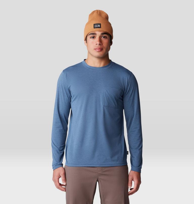 Haut à manches longues Low Exposure Homme, Color: Zinc, image 1