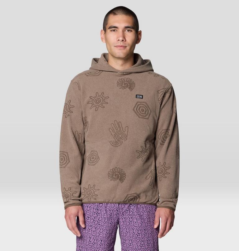 Men's Microchill Hoody, Color: Tierra Screens Print, image 1