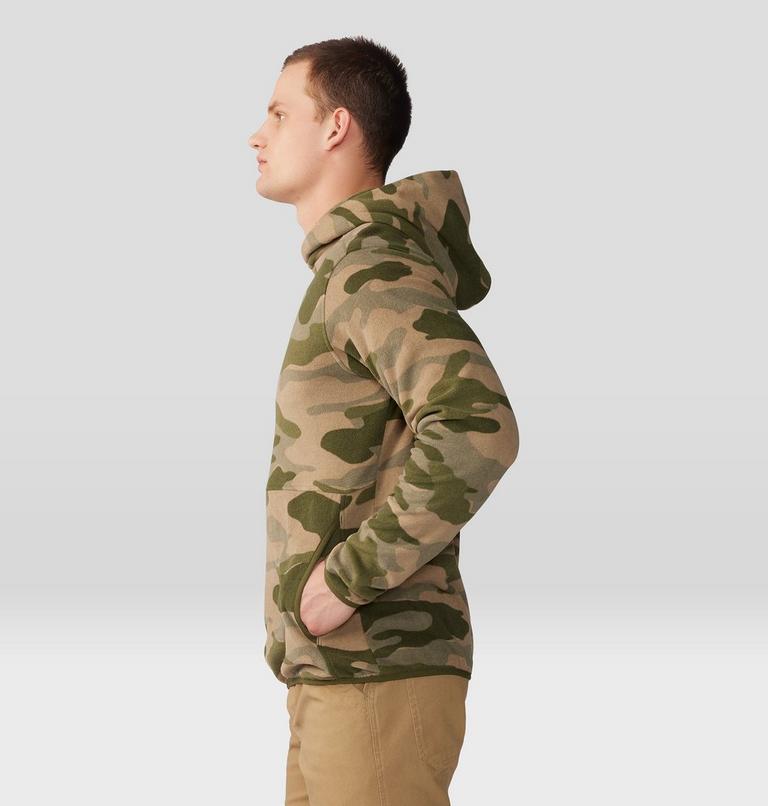 Men's Microchill Hoody, Color: Trail Dust Trees Camo Print, image 3