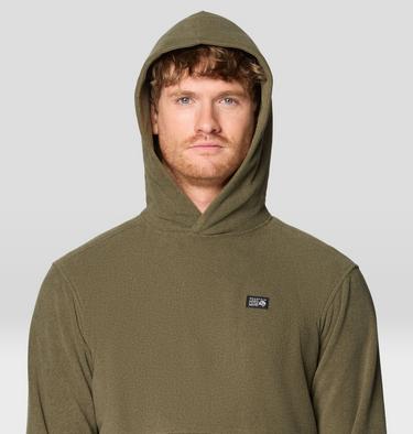Men's Microchill Hoody, Color: Combat Green Heather, image 4