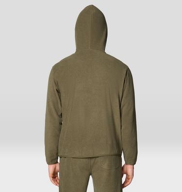 Men's Microchill Hoody, Color: Combat Green Heather, image 2