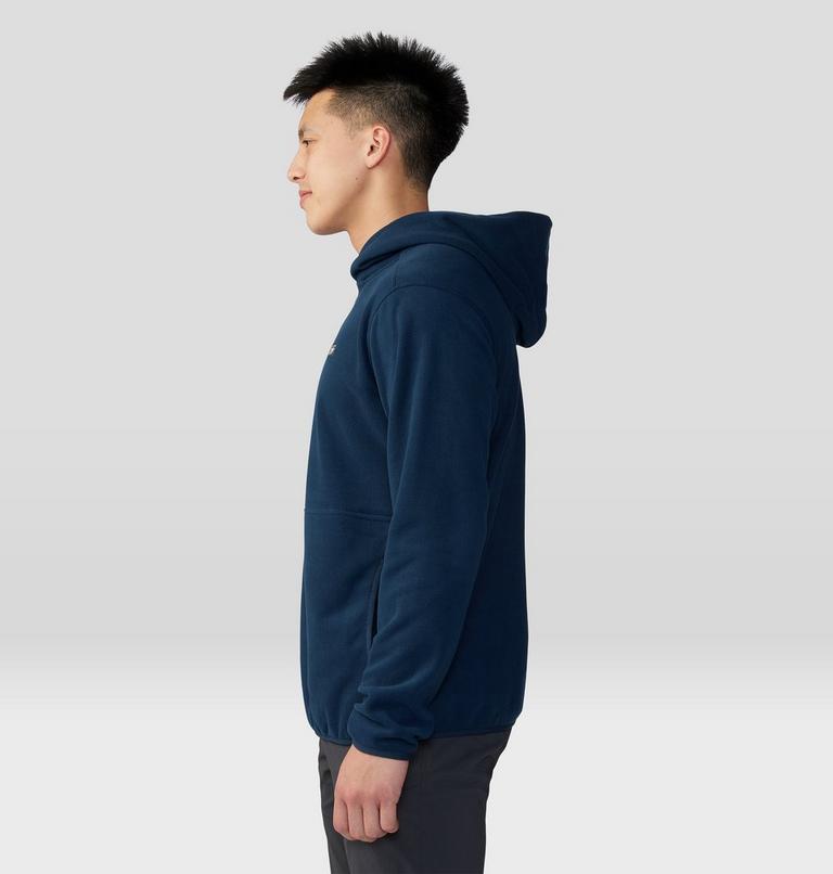 Men's Microchill Hoody, Color: Hardwear Navy, image 3