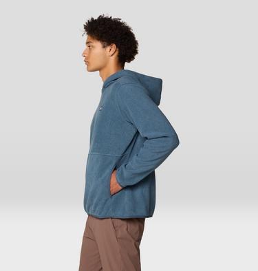 Men's Microchill Hoody, Color: Moon Blue Heather, image 3
