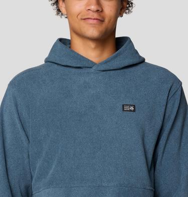 Men's Microchill Hoody, Color: Moon Blue Heather, image 4