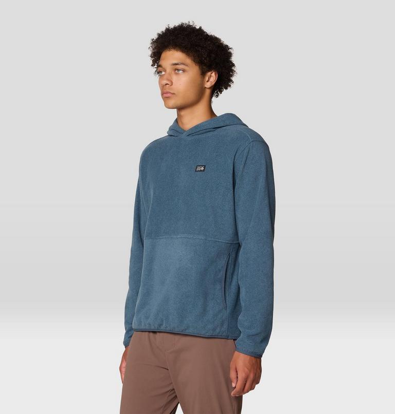 Men's Microchill Hoody, Color: Moon Blue Heather, image 5