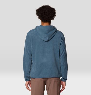 Men's Microchill Hoody, Color: Moon Blue Heather, image 2