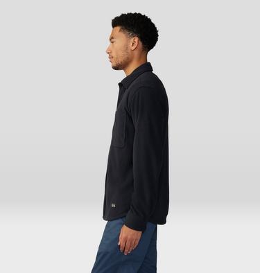 Men's Microchill Long Sleeve Shirt, Color: Black, image 15