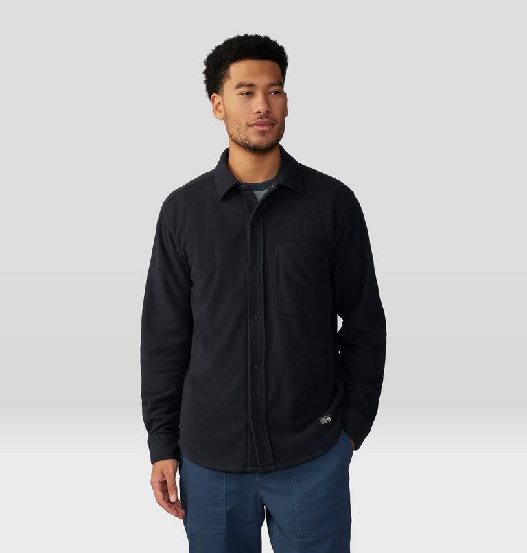 Men's Microchill Long Sleeve Shirt, Color: Black, image 5