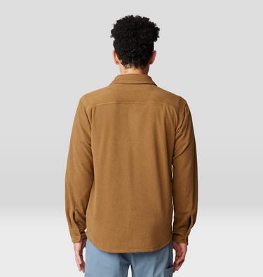 Men's Microchill Long Sleeve Shirt, Color: Golden Brown Heather, image 6