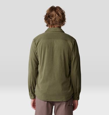 Men's Microchill Long Sleeve Shirt, Color: Combat Green Heather, image 10