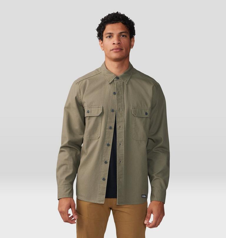 Men's Jackson Ridge Long Sleeve Shirt, Color: Stone Green, image 7
