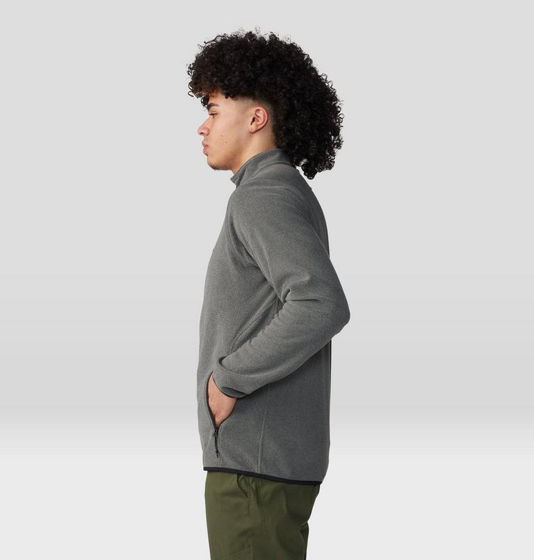 Men's Microchill Full Zip Jacket, Color: Foil Grey Heather, image 3