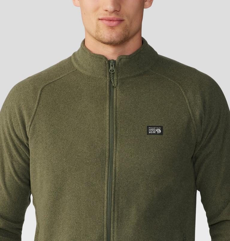 Men's Microchill Full Zip Jacket, Color: Surplus Green Heather, image 4