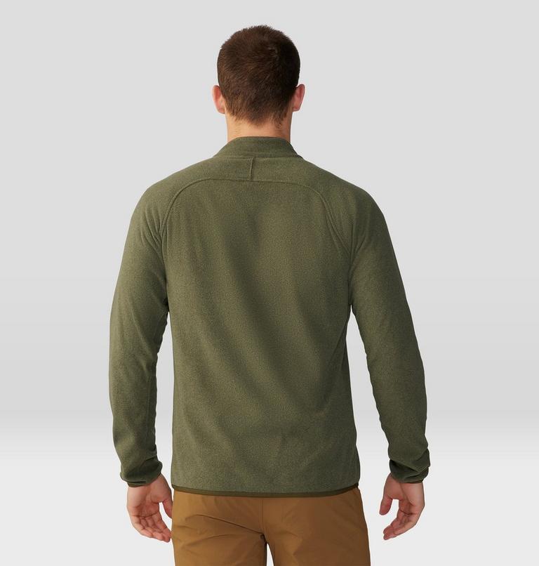 Men's Microchill Full Zip Jacket, Color: Surplus Green Heather, image 2
