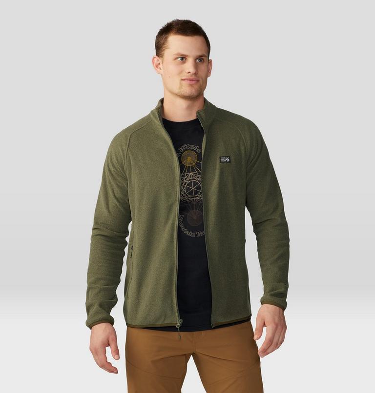 Men's Microchill Full Zip Jacket, Color: Surplus Green Heather, image 1