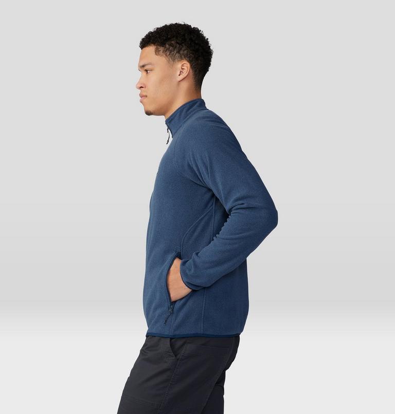 Men's Microchill Full Zip Jacket, Color: Hardwear Navy Heather, image 3
