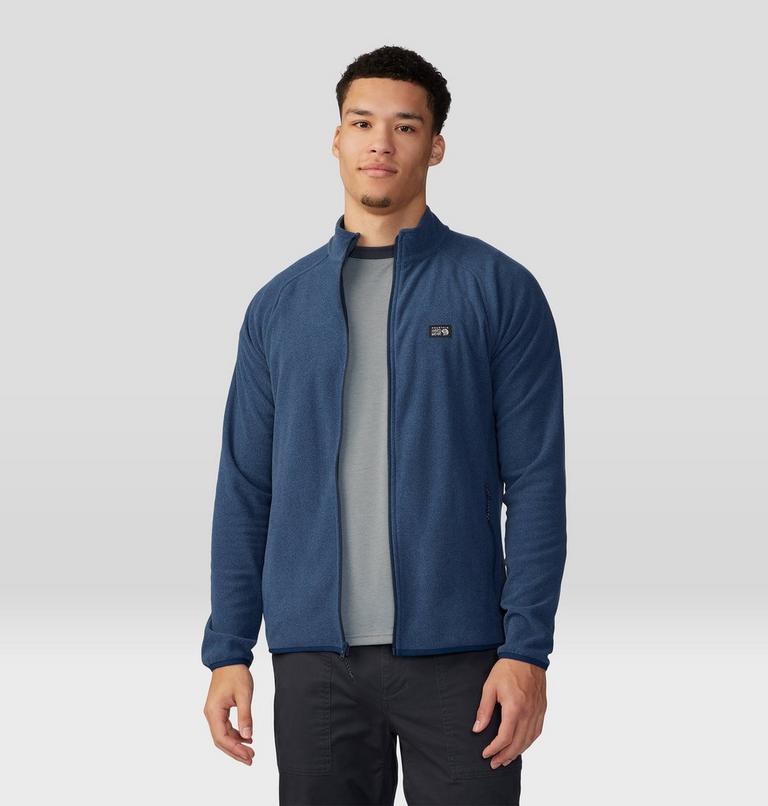 Men's Microchill Full Zip Jacket, Color: Hardwear Navy Heather, image 6