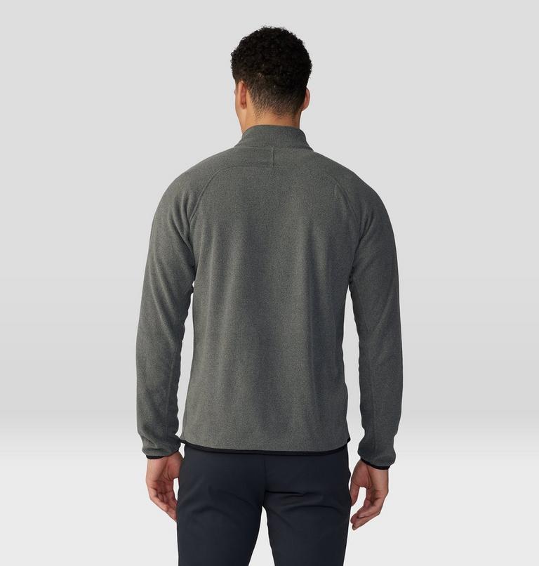 Chandail avec fermeture éclair 1/4 Microchill Homme, Color: Foil Grey Heather, image 2