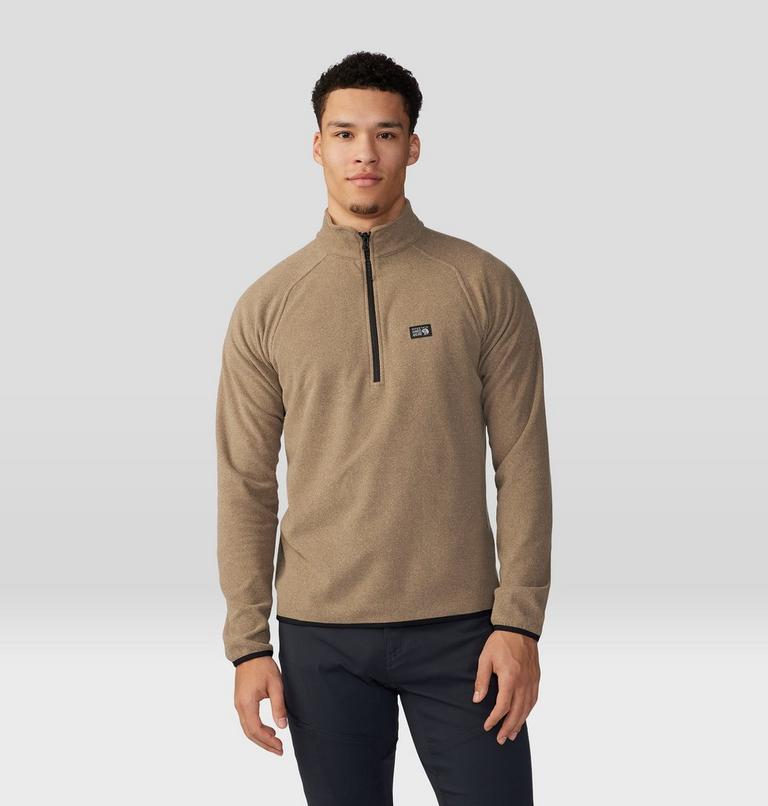 Chandail avec fermeture &eacute;clair 1/4 Microchill Homme, Color: Trail Dust Heather, image 1