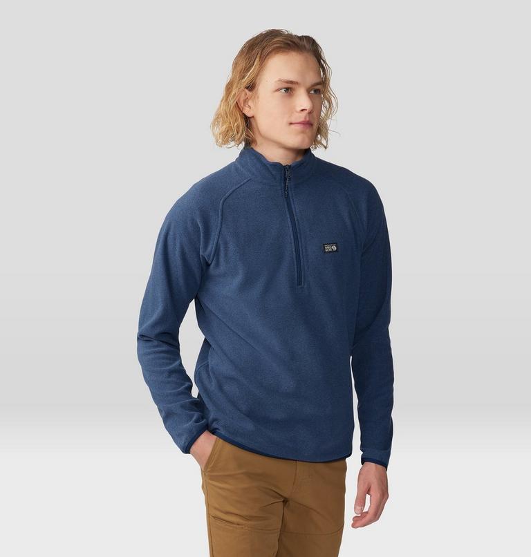 Men's Microchill 1/4 Zip Pullover, Color: Hardwear Navy Heather, image 5
