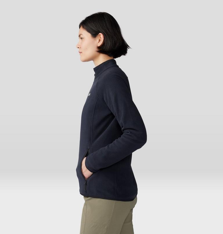 Women's Microchill Full Zip Jacket, Color: Black, image 3