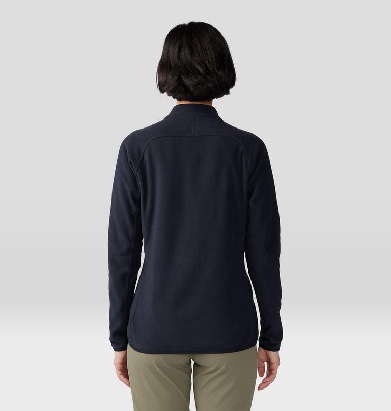 Women's Microchill Full Zip Jacket, Color: Black, image 2