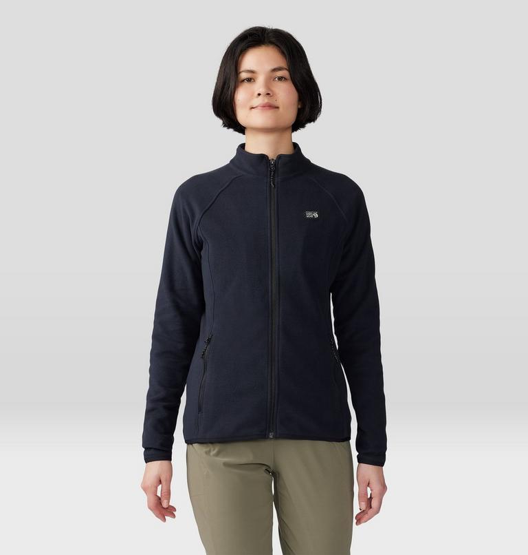 Women's Microchill Full Zip Jacket, Color: Black, image 1