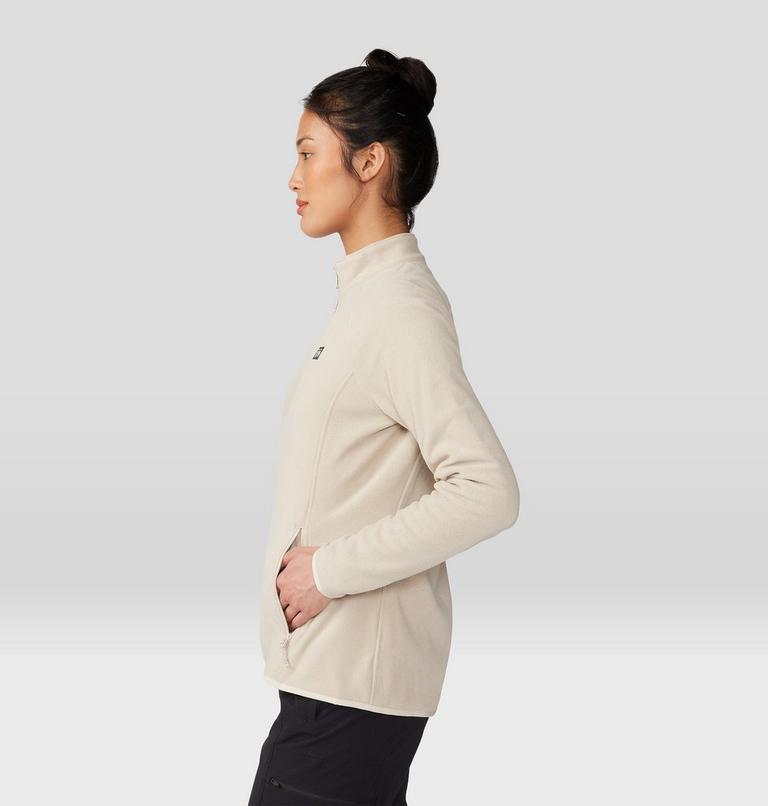Women's Microchill Full Zip Jacket, Color: Wild Oyster Heather, image 3