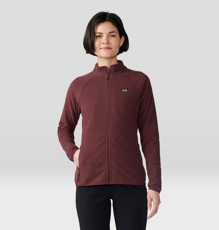 Women's Microchill Full Zip Jacket, Color: Washed Raisin, image 1