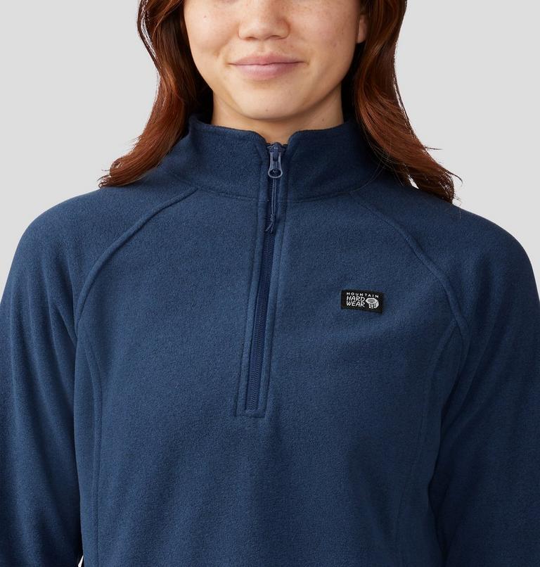 Women's Microchill 1/4 Zip Pullover, Color: Outer Dark Heather, image 4
