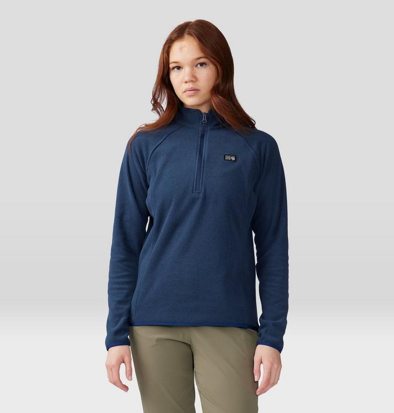 Women's Microchill 1/4 Zip Pullover, Color: Outer Dark Heather, image 5