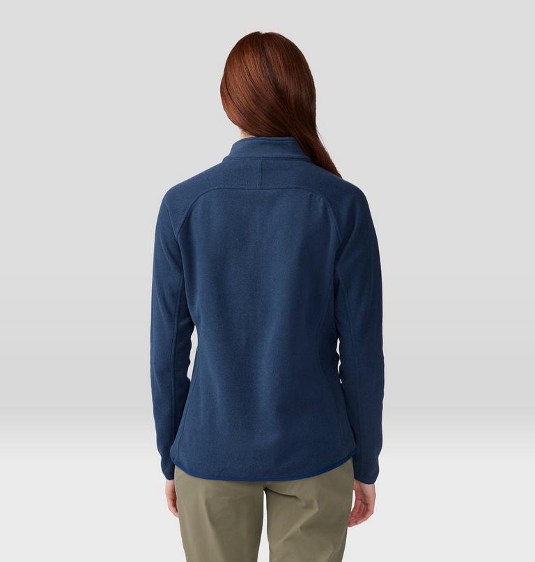 Women's Microchill 1/4 Zip Pullover, Color: Outer Dark Heather, image 2