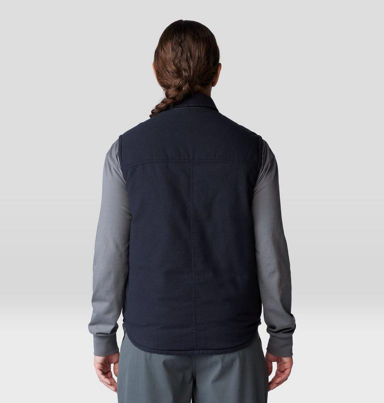 Women's Dolores Insulated Flannel Vest, Color: Black, image 2