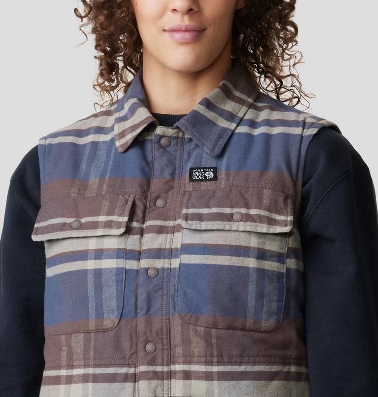 Women's Dolores Insulated Flannel Vest, Color: Choss, image 4