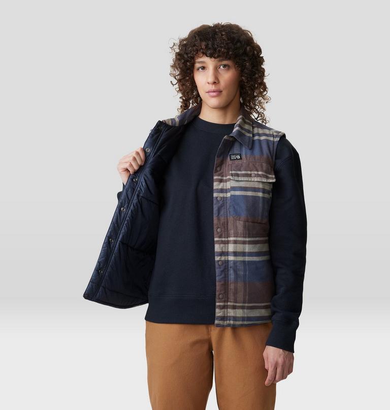 Women's Dolores Insulated Flannel Vest, Color: Choss, image 5